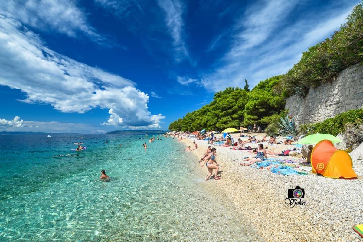 Luxury Seaview Apt Luki - Free Parking Makarska Kültér fotó